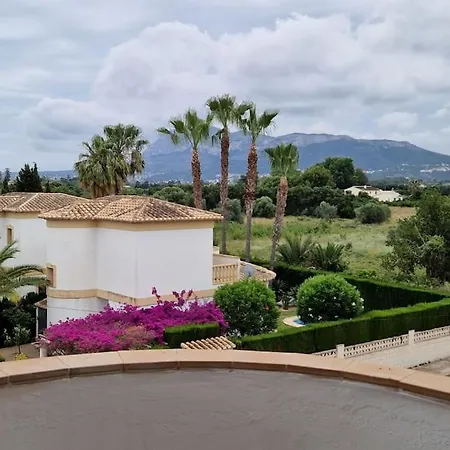 En Denia, Urbanizacion El Palmar Con Piscina, Toboganes Y Chiringuito